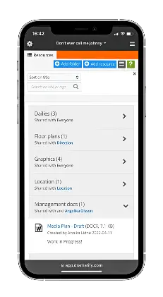 Access and share files, documents, folders & links on the go for video, TV, VR, broadcasting, drama, film, entertainment, sports, music. documentaries, commercials, corporate video, social media video