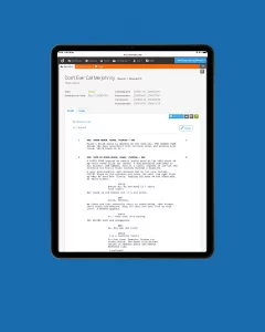 Screenplays - write, import and synch for your film and drama production