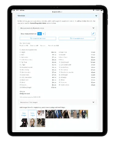 Character wardrobe for video, TV, VR, broadcasting, drama, film, entertainment, sports, music. documentaries, commercials, corporate video, social media video