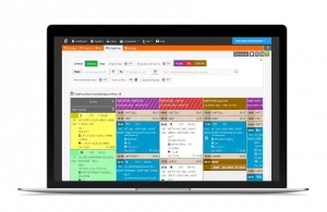 Shooting scheduling for film, drama, documentary & TV production - column view