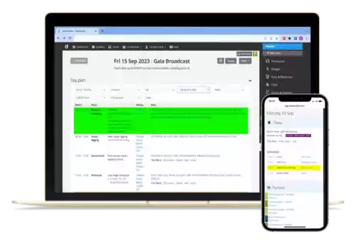 DailyList The Day planner keeps your daily sports broadcast production schedules in synch.