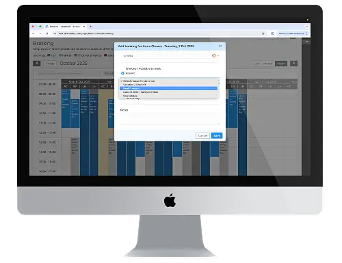 Log absence across productions with Dramatify's Production Resource Scheduling