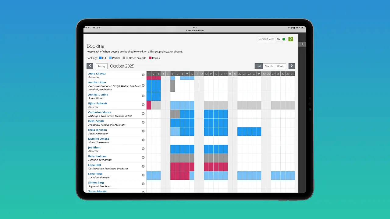 Introducing Production Resource Scheduling – Clearer Planning Across Every Production