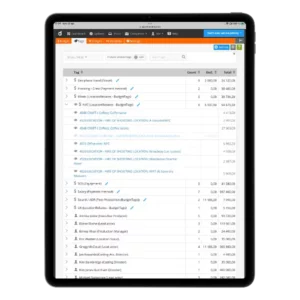 Dramatify's production management budgeting solution includes cost tagging