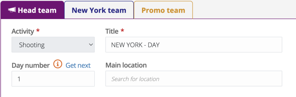Select location to base weather report on.