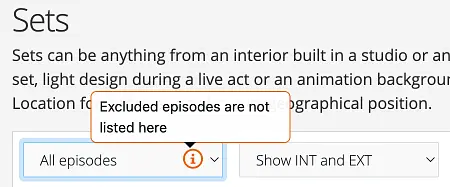 Marking hidden episodes