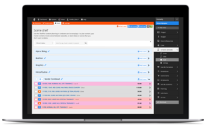 Sports production planning software, including the Shelf for content planning