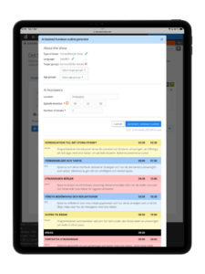 Dramatify's AI show development tools goes from ideation to rundown outlines and rundown content.