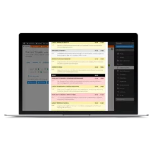 AI rundown outline generator within AI show development software, structuring segments and dialogue for efficient format development.