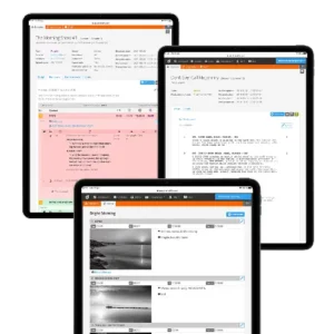 Documentary production software with three script formats for factual production workflow and scripting
