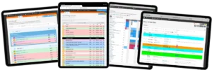 Exmples of TV Format Production Software features.