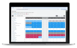 Production resource management with shared crew, equipment and resource booking across multiple productions in Dramatify's production management system.
