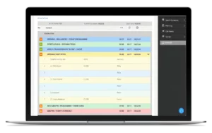 The new rundown compact view for directors and gallery staff with sources on individual shots.
